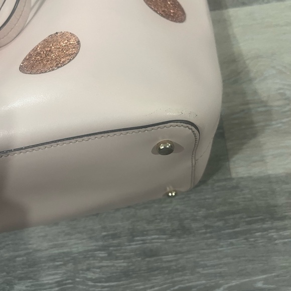 Kate Spade Light Pink Tote with Glitter Polka Dots - Picture 9 of 10